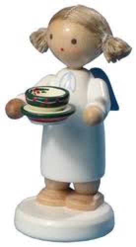 Preview: Engel mit Teetasse, von Flade