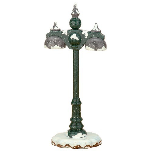 WiKi Straßenlaterne, elektrisch beleuchtet, 15 cm, Hubrig