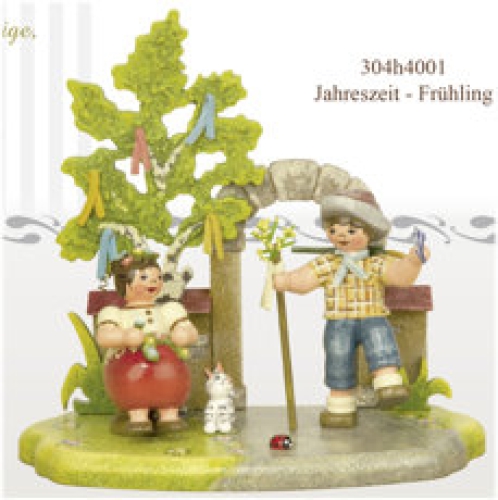 Jahreszeit - Frühling, 13 x 12 cm, von Hubrig