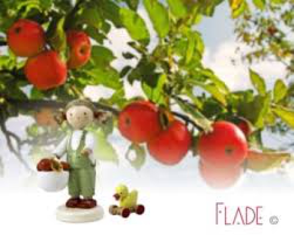 Mädchen mit Apfelkorb - Flade