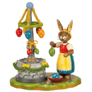 Osterbrunnen, 10 x 12 cm, Hubrig Hasenland