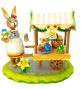 Ostereiermarkt, 9,5 cm, Hubrig Hasenland